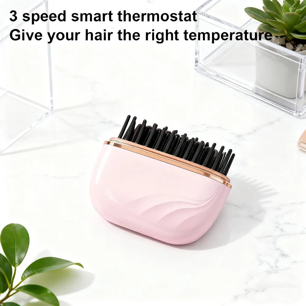 VELYN™ Draadloze Haarborstel – Steil & Glanzend