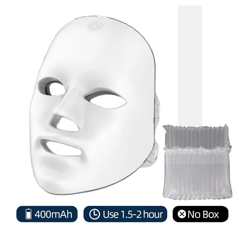 VELYN™ 7-Kleuren LED Gezichtsmasker – Draadloze Lichttherapie voor Huidherstel